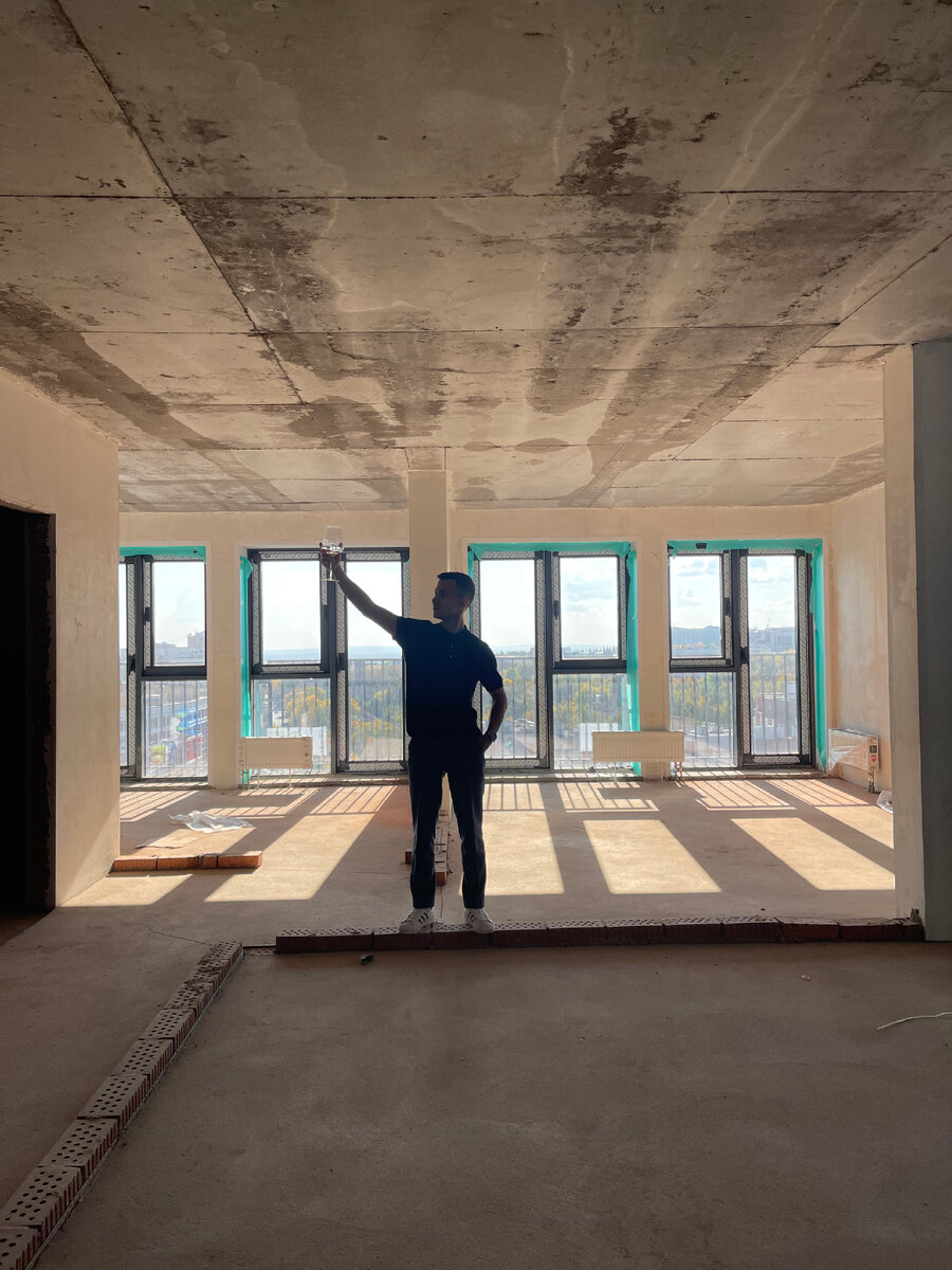 Вот она - моя квартира мечты! Обратите внимание на панорамные окна на центр города :) 