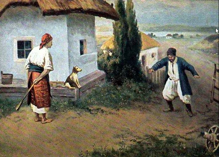Н.К. Пимоненко «До дома» 