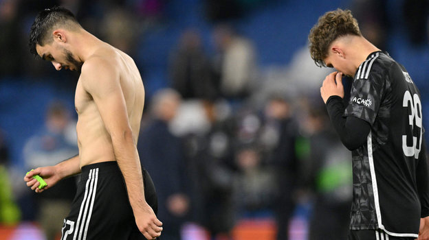    Йосип Шутало и Мика Годтс. AFP