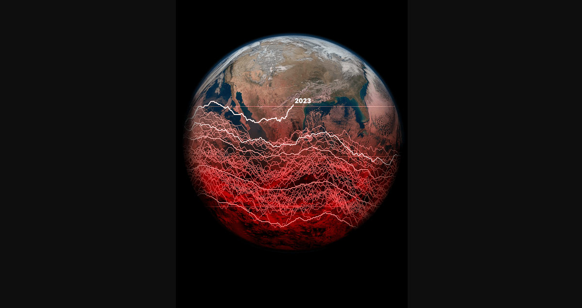    Рекордные климатические аномалии, наблюдавшиеся по всему миру в 2023 году, поразили научное сообщество