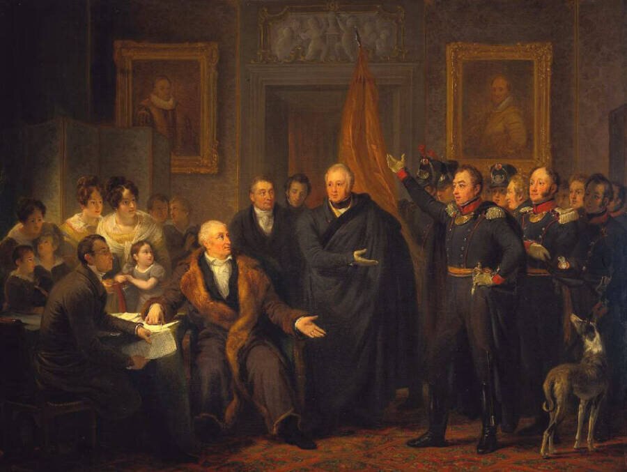 Триумвират от имени принца Оранского берет власть в свои руки. Источник: https://rus-imperialist.livejournal.com