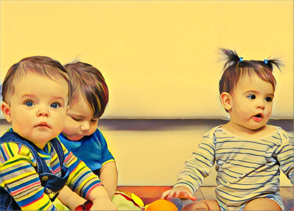 Славик, Катюша и Милана