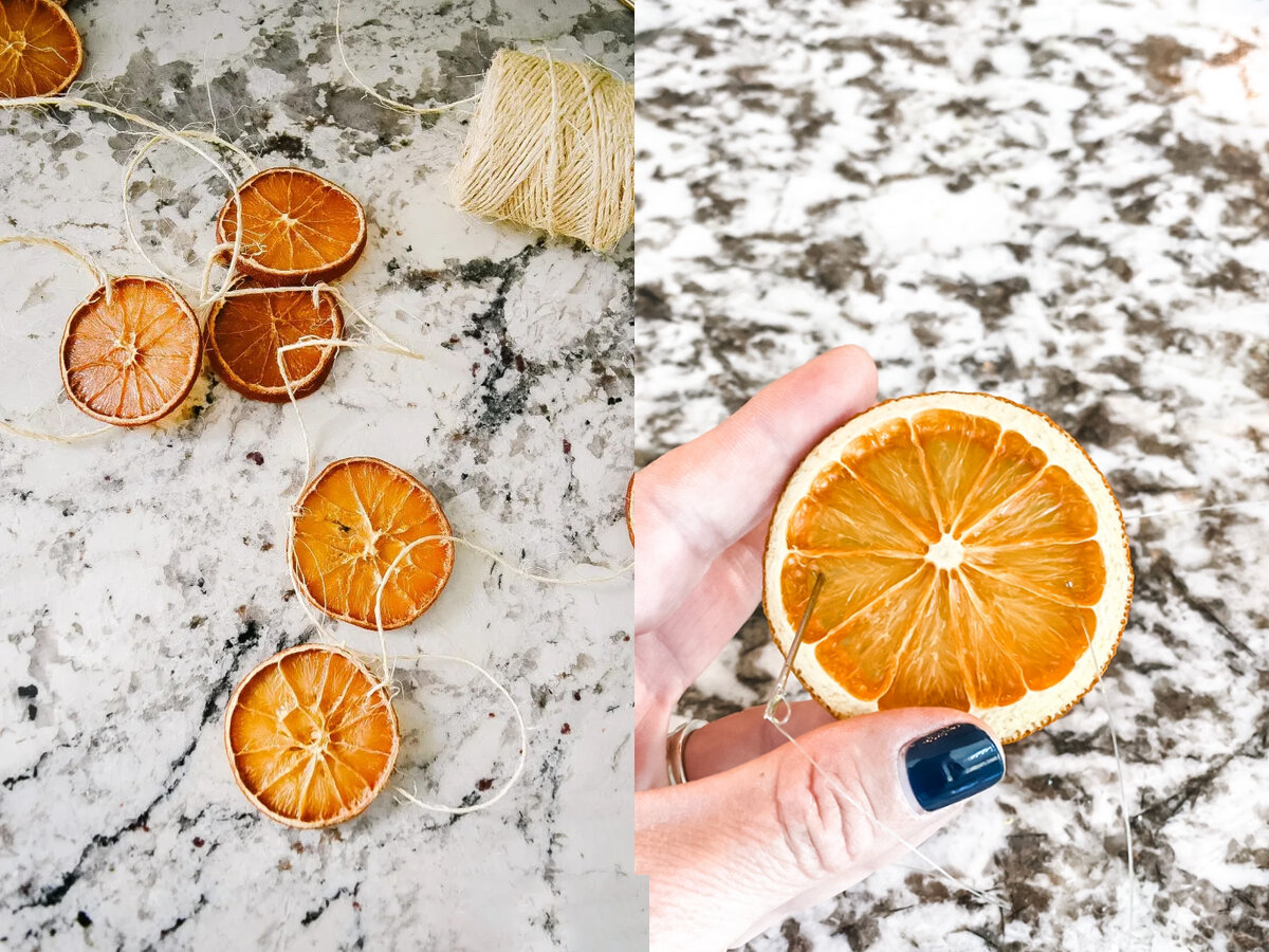 Сушёные апельсинки! Или 8 красивых идей праздничного декора из натуральных материалов