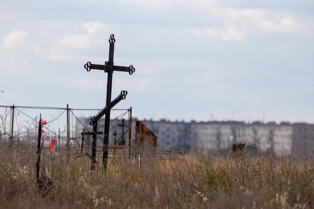 Зона кладбища. ПВО В Воронежской области.