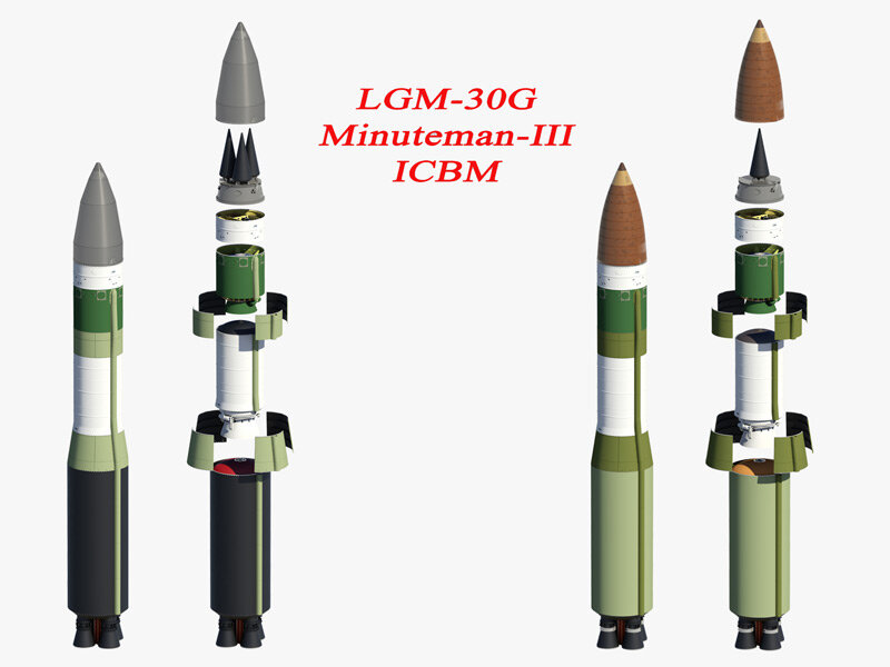 МБР LGM-30g «Minuteman III». Минитмен III (LGM-30g). LGM-30g. LGM-30 Minuteman III.