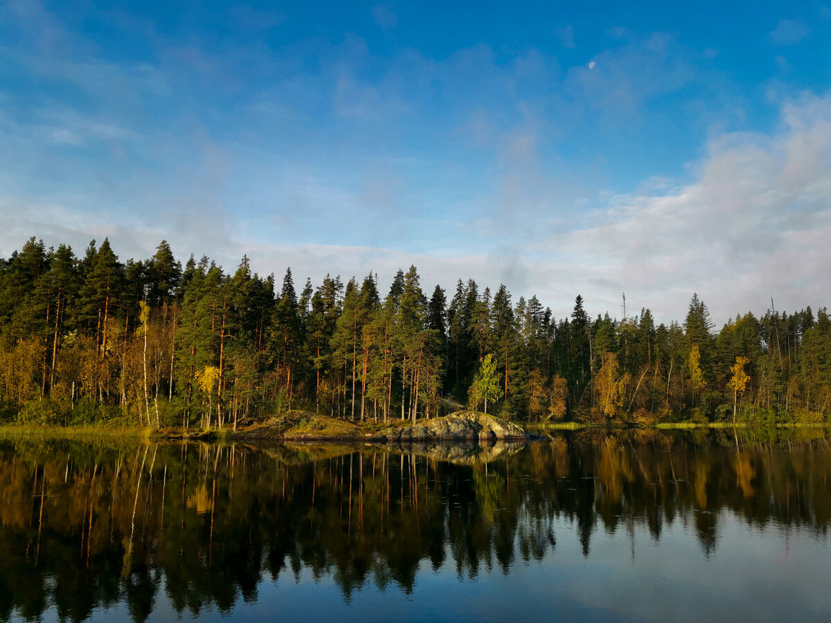Вид со стоянки на озеро Березовское