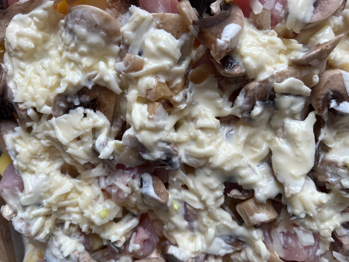 Запеканка рисовая с курицей и грибами рецепт приготовления с пошаговыми фото