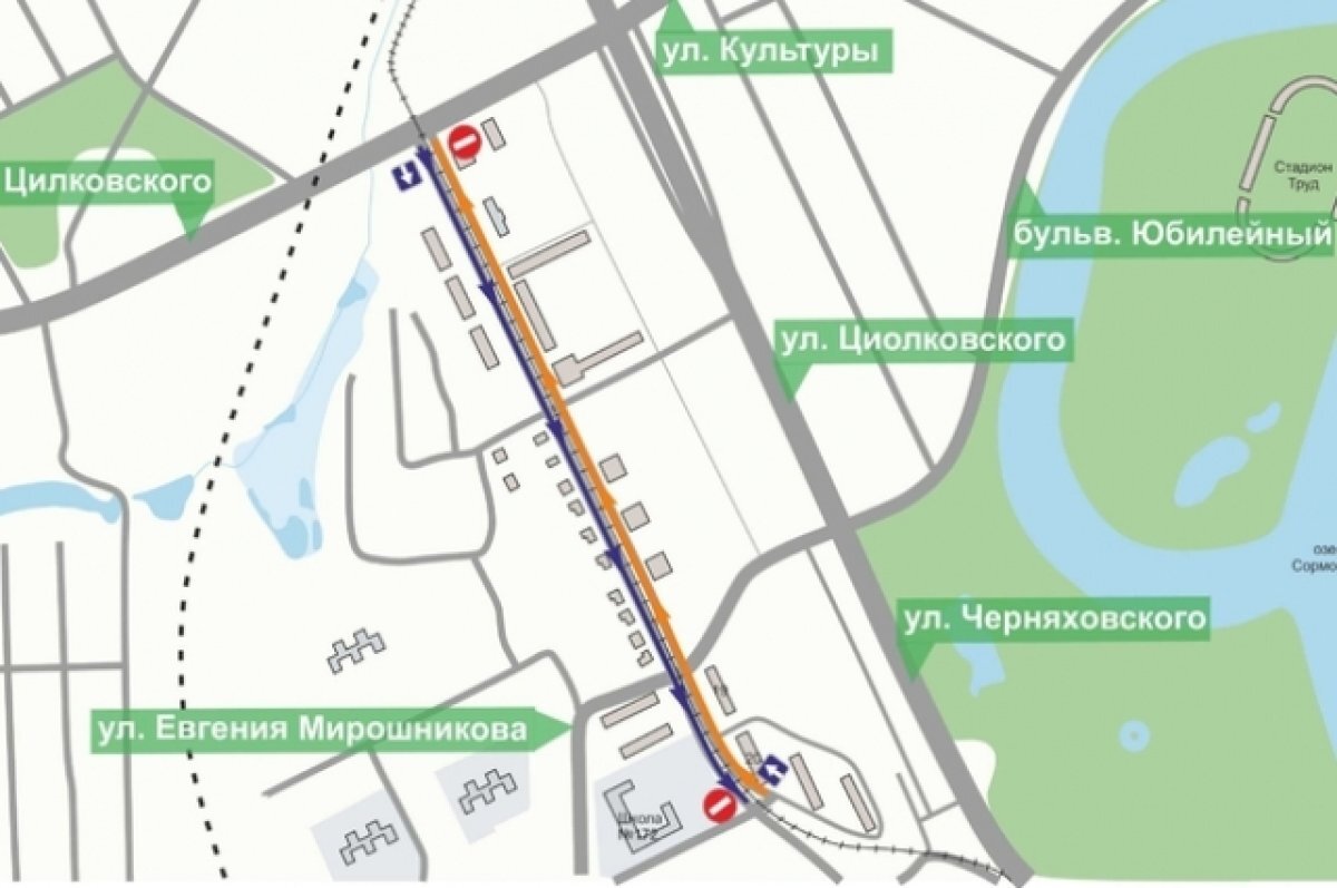    Одностороннее движение введут на улице Коммуны в Нижнем с 23 ноября