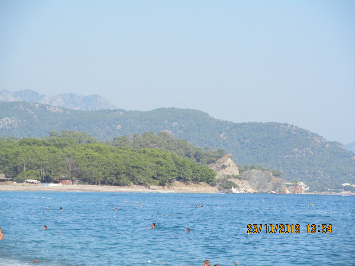 Средиземное море в районе Кемера, Турция.