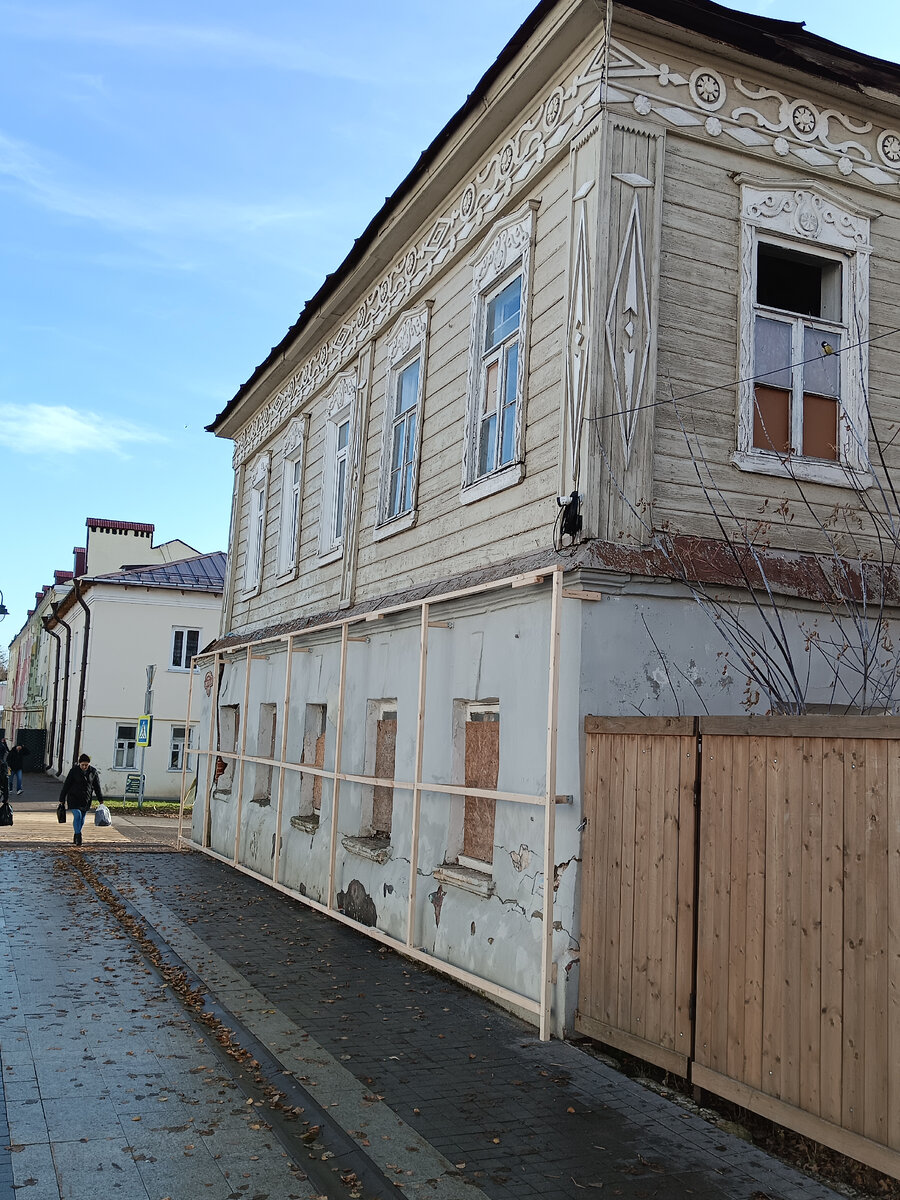 Старинные дома в Зарайске 