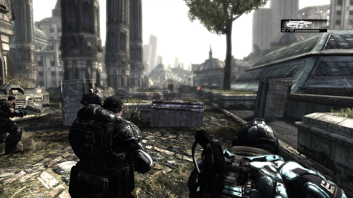 Игра, которая изменила жанр шутеров от третьего лица - Gears of war!