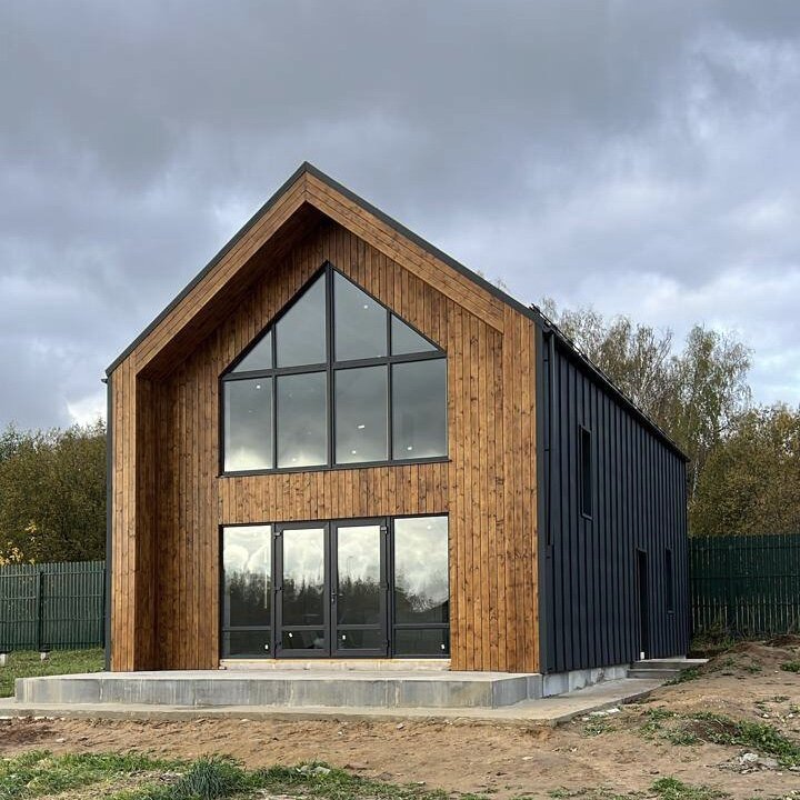 Готовый дом по проекту 101 нашей мастерской МАДРИД