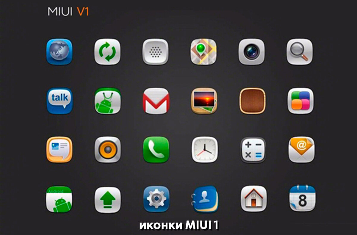 Ярлыки приложений xiaomi