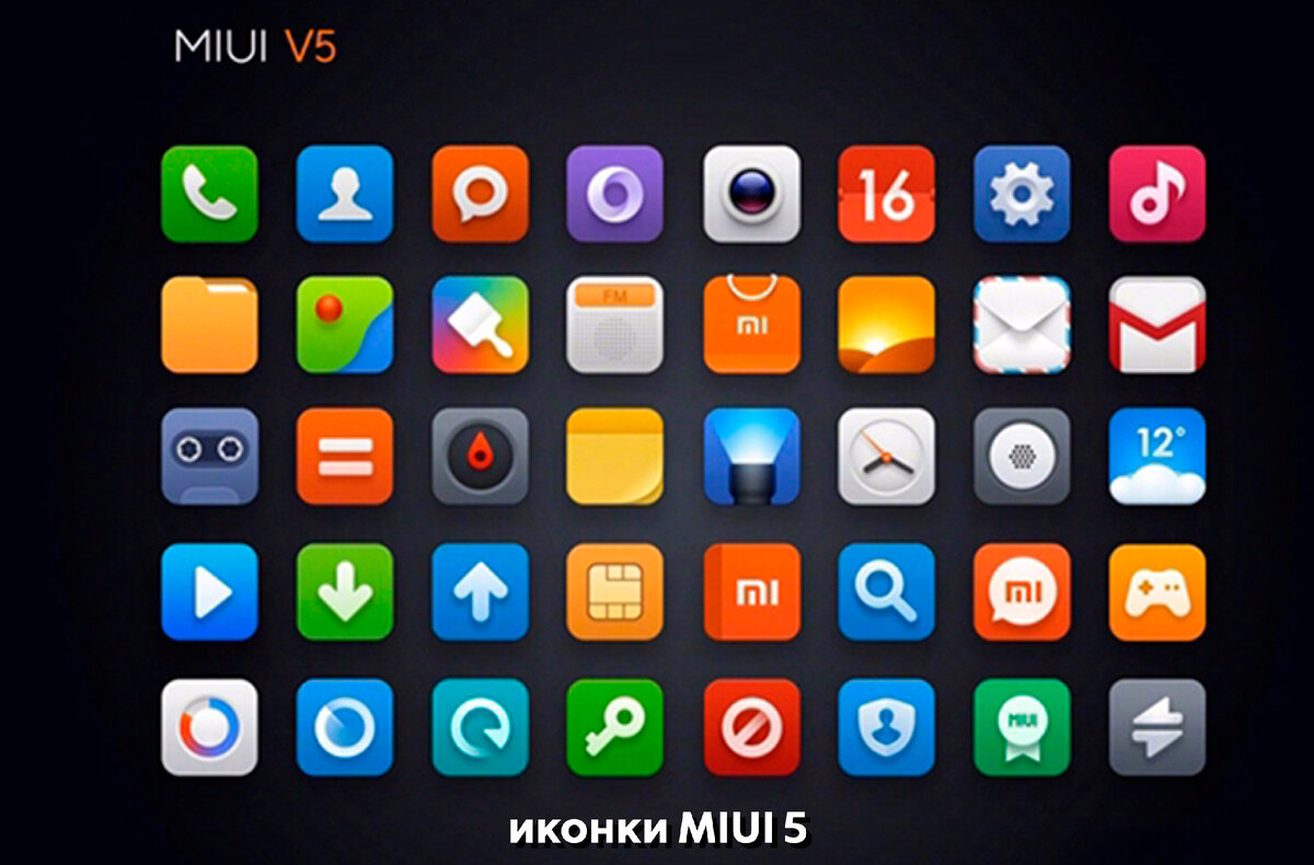 Ярлыки приложений xiaomi