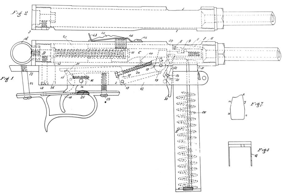 Пистолет-пулемет обр. 1918 года.