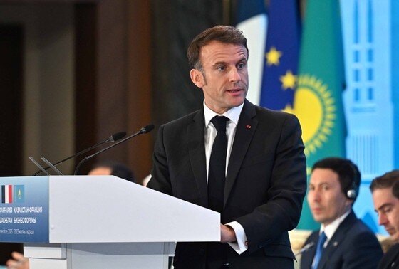    Визит президента Франции Эмманюэля Макрона в Казахстан
