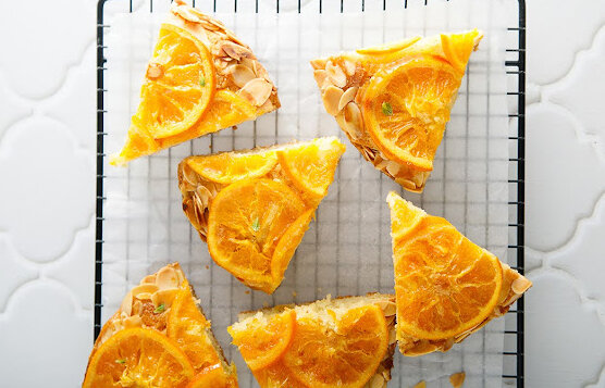 Постный апельсиновый пирог