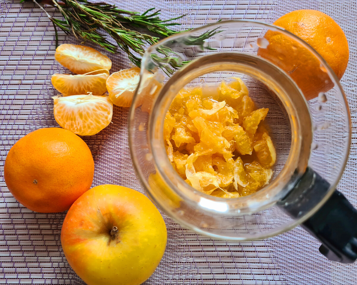 Ингредиенты мандаринового чая