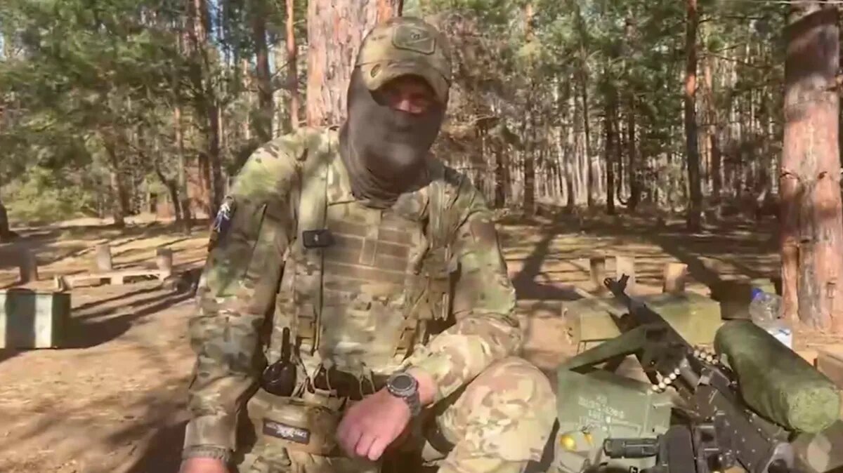 Командир «Камертона» Пресс. Фото: кадр из видео