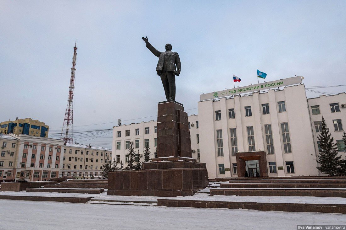 Площадь ленина якутск фото