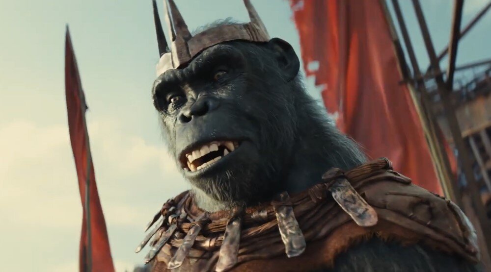     Кадр из фильма «Королевство планеты обезьян» (2024)