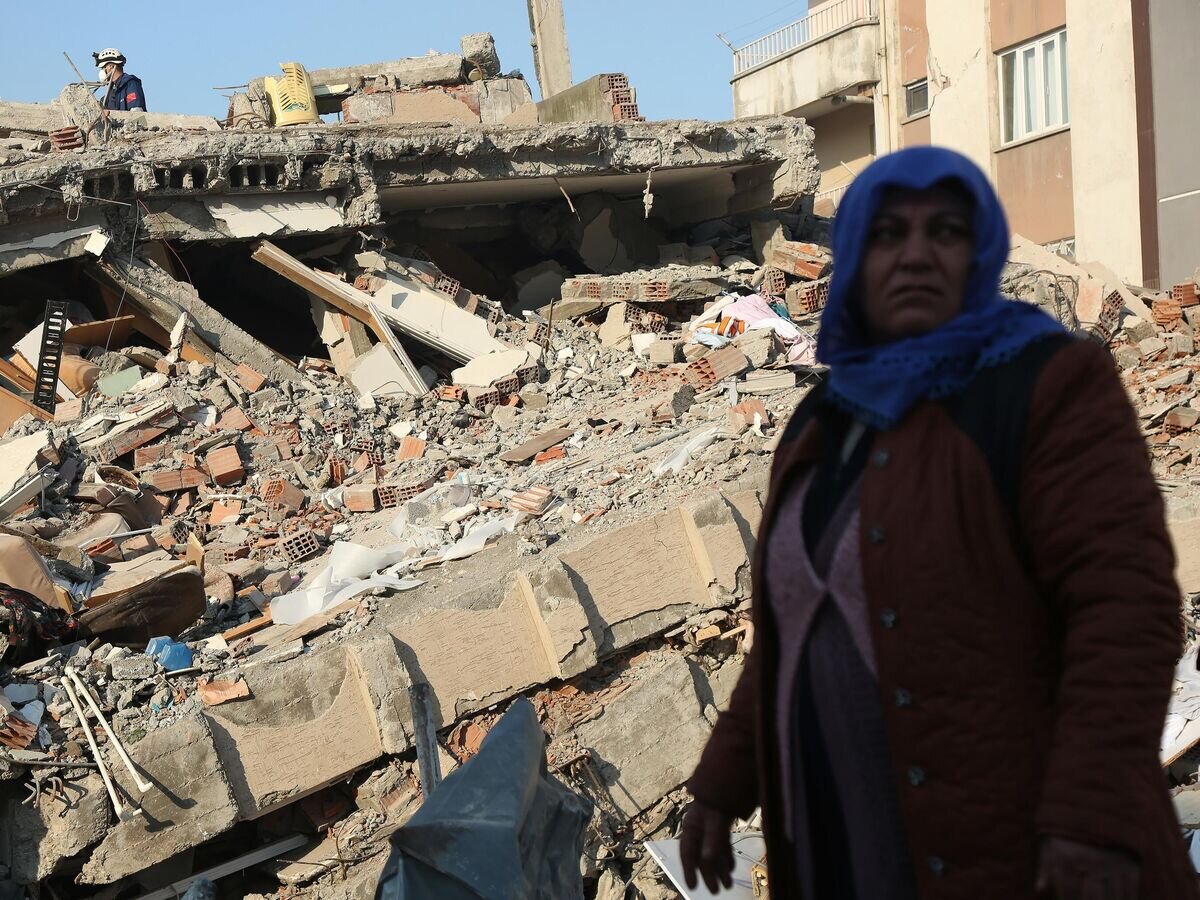    Разбор завалов после землетрясения в турецком городе Адыямане© Sputnik / Сертач Каяр