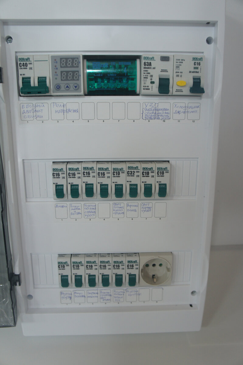 Собирать будем такой щиток