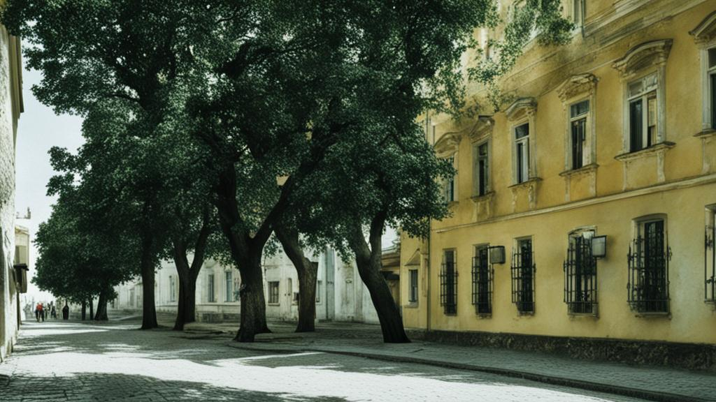 Это, конечно, не тот самый дом и даже не Одесса. Эту картинку сгенерировала нейросеть по моему описанию.