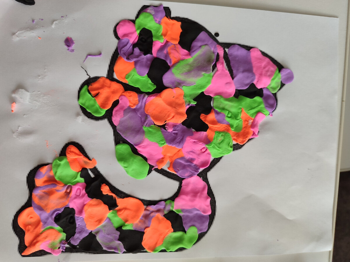 Рыбка из пластилина