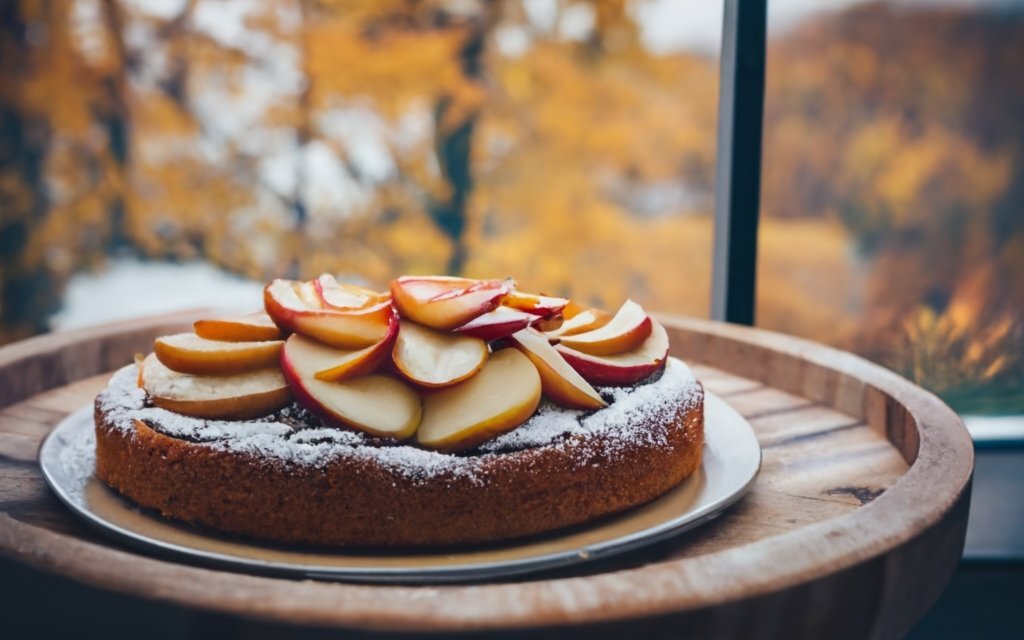 Снег за окном и сахарная пудра на пироге - идеальное сочетание