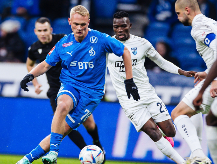 Матч "Динамо" - "Пари НН" подарил зрителям лихой сюжет. Фото: ФК "Динамо Москва"