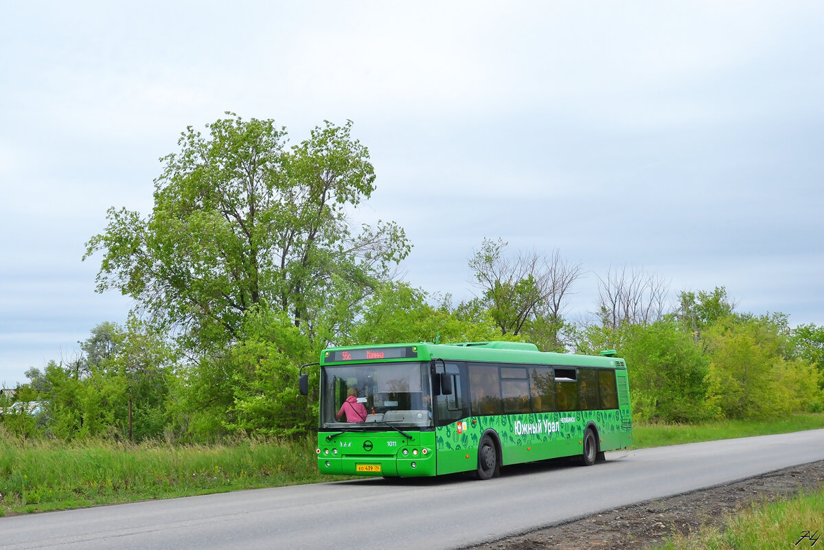 ЛиАЗ-5292.22 на сезонном (садоводческом) маршруте № 55с. Автор фото: N&A 74. Источник — fotobus.msk.ru