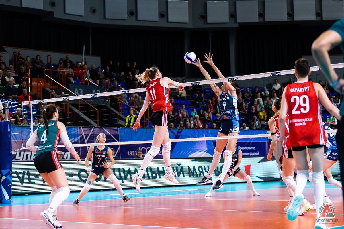 "Локомотив" бесцеремонно подтвердил статус фаворита в матчах с "Минчанкой". Фото: волейбольный клуб "Локомотив" (Калининградская область)