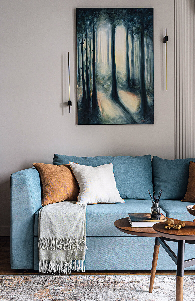 Город: Казань; Дизайнер: Альбина Мухаметшина; Площадь: 56 кв. м Текст: автор проекта Фото: Александр Бурнатов