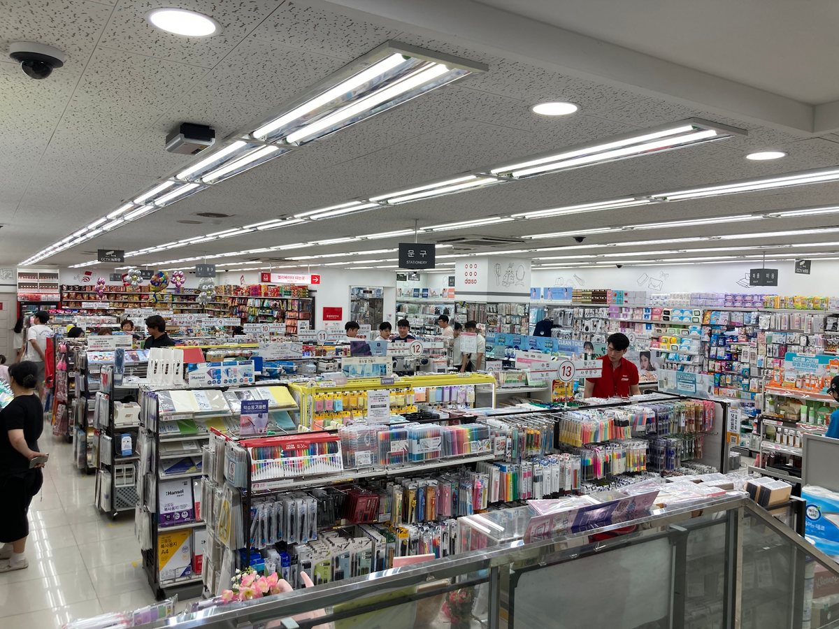 1 этаж Daiso в Пусане