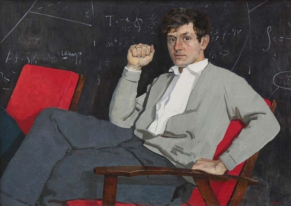 Б.В.Пархунов. Портрет физика А. Барабанова