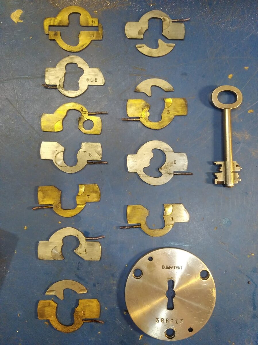 В разобранном виде.