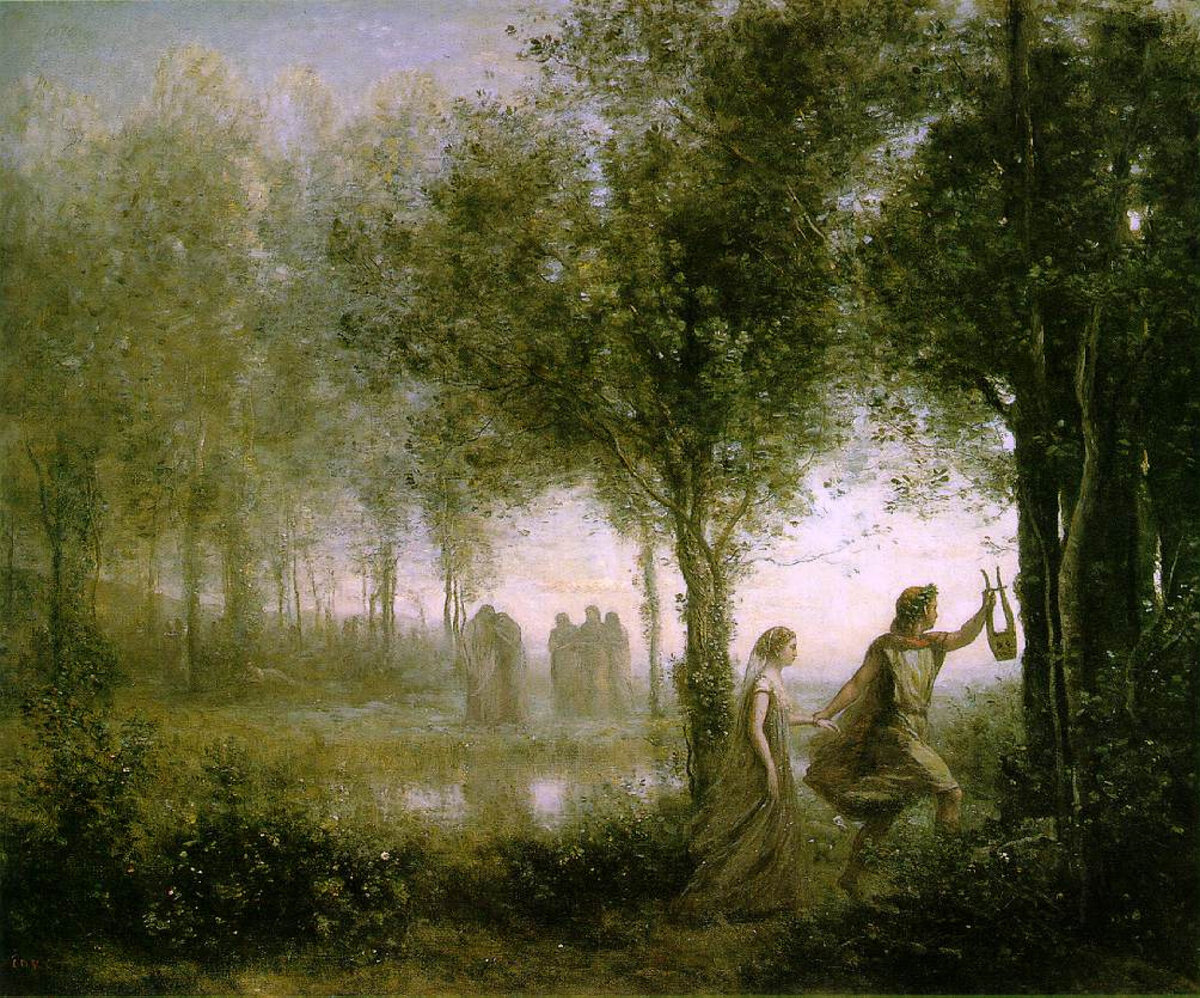 Орфей, ведущий Эвридику из преисподней (1861) - Камиль Коро