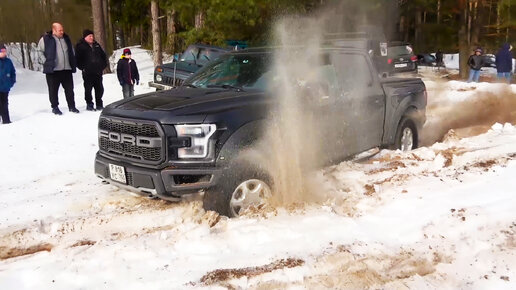 Туз на Форд 500+Hp за 22 000 000 думал будет легче. Ford F-150, Toyota Land Cruiser 300, УАЗ на бездорожье.