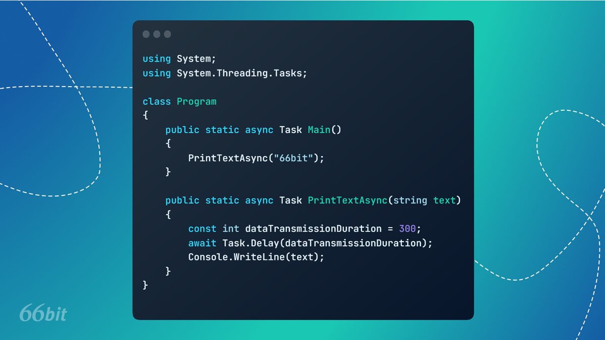 Погружение в асинхронные операции на C# | 66 Бит | Дзен