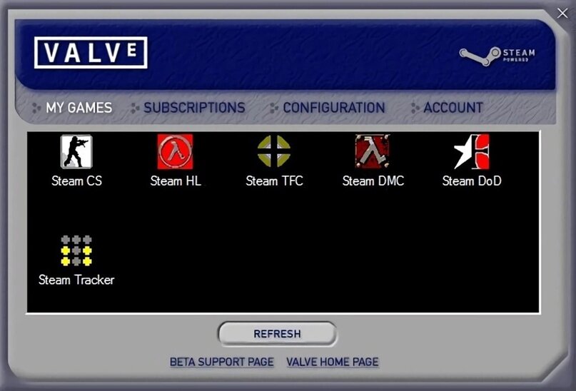 «Нулевая» версия стима