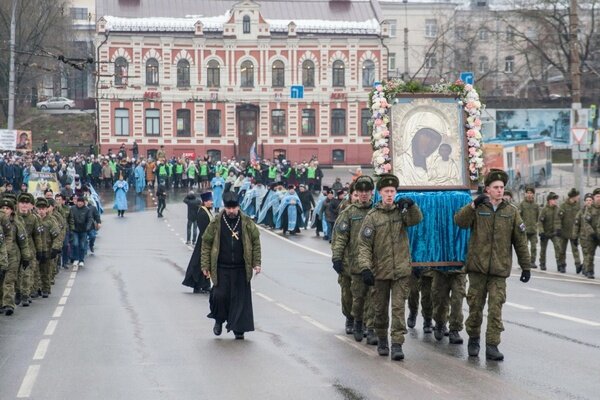     В центре Иванова на время крестного хода ограничат движение