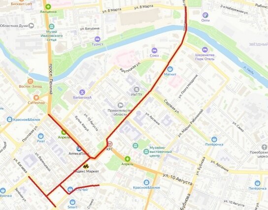    В центре Иванова на время крестного хода ограничат движение