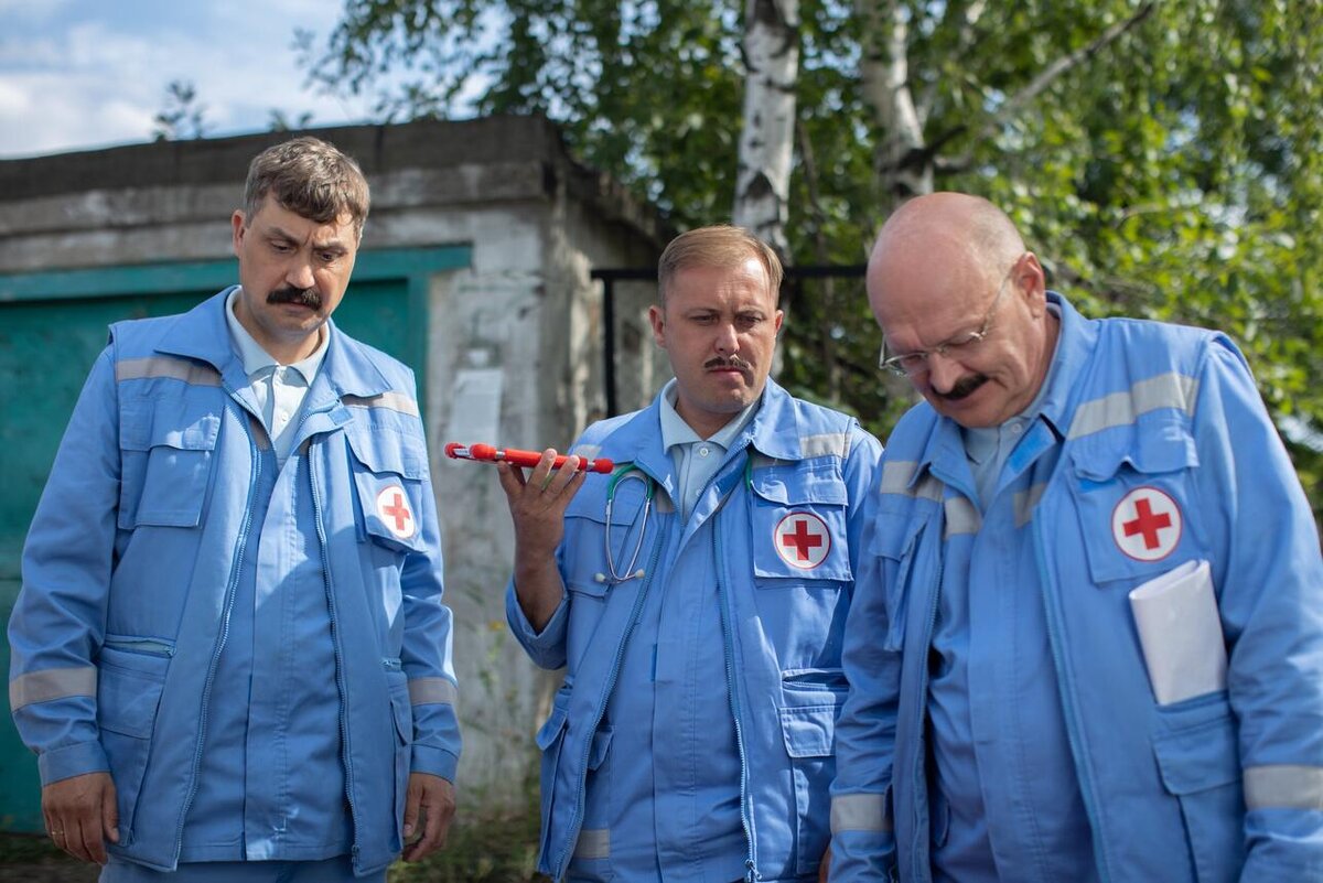    Кадры со съемок сериала «Скорая помощь» PR НТВ