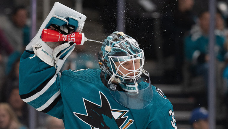    Голкипер «Сан-Хосе» Каапо Кяхкенен. USA Today Sports