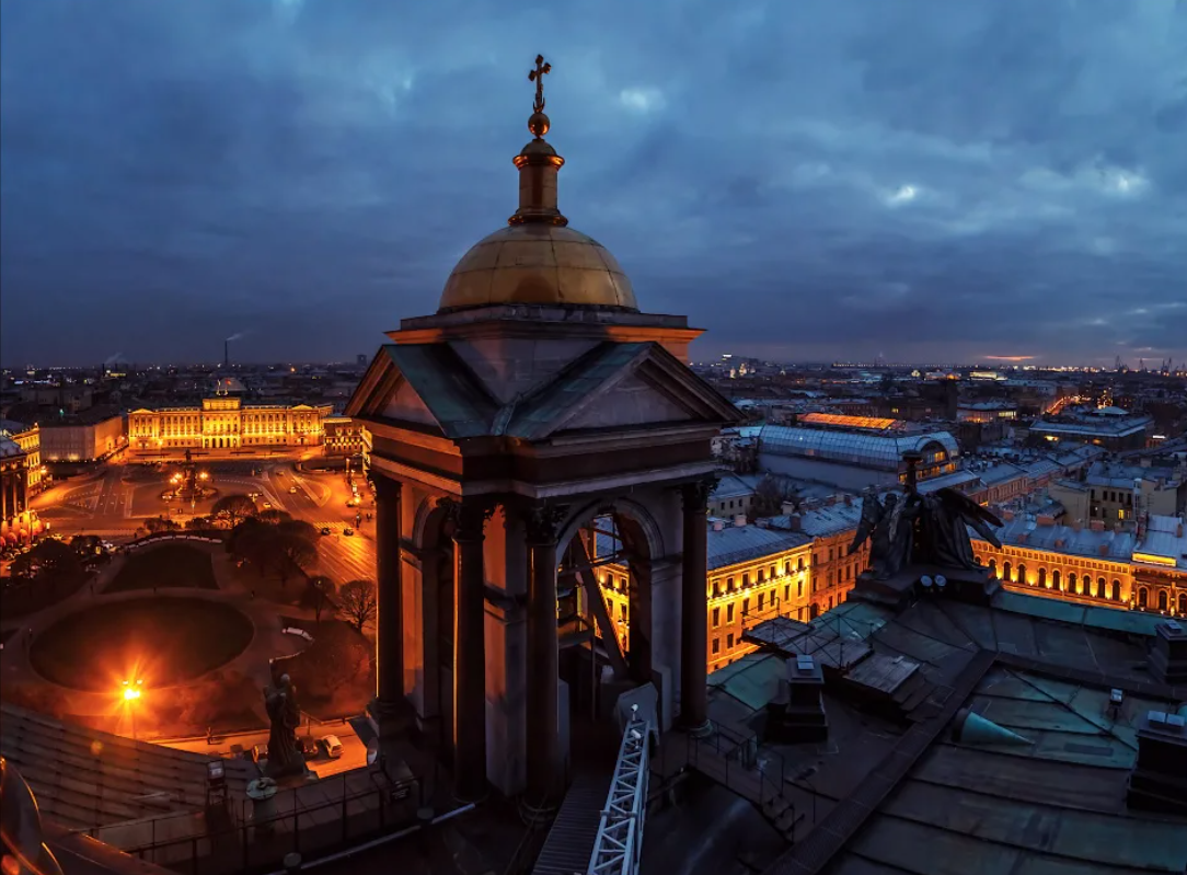 Колоннада в санкт петербурге исаакиевский