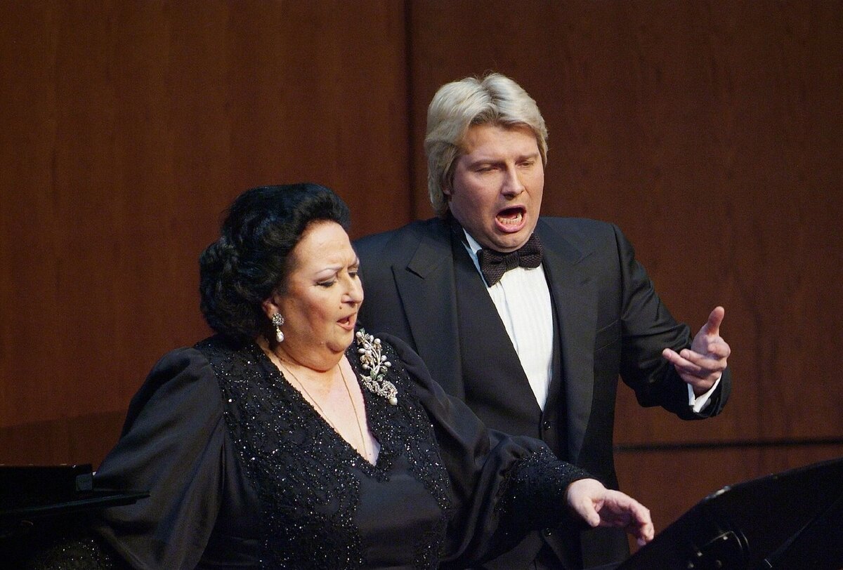 Николай Басков и Мосеррат Кабалье. Источник фото: Яндекс картинки