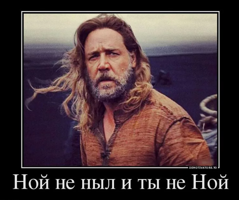 Не Ной. Не Ной прикол. Ной не ныл и ты. Не НОЦ.