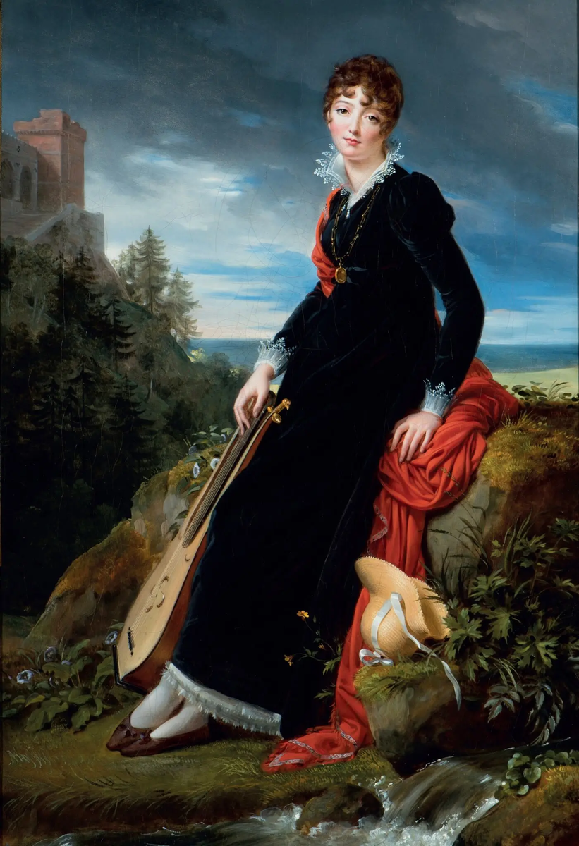 Портрет Катажины Стаженской, польской аристократки и светской львицы, написанный Франсуа Жераром в 1804 году.