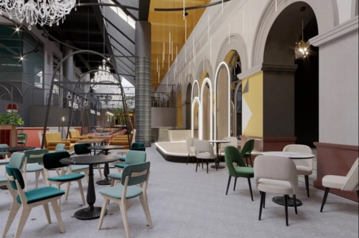    «Гастрономика» - первый фуд-молл Уфы в «Гостином дворе» откроется в ноябре